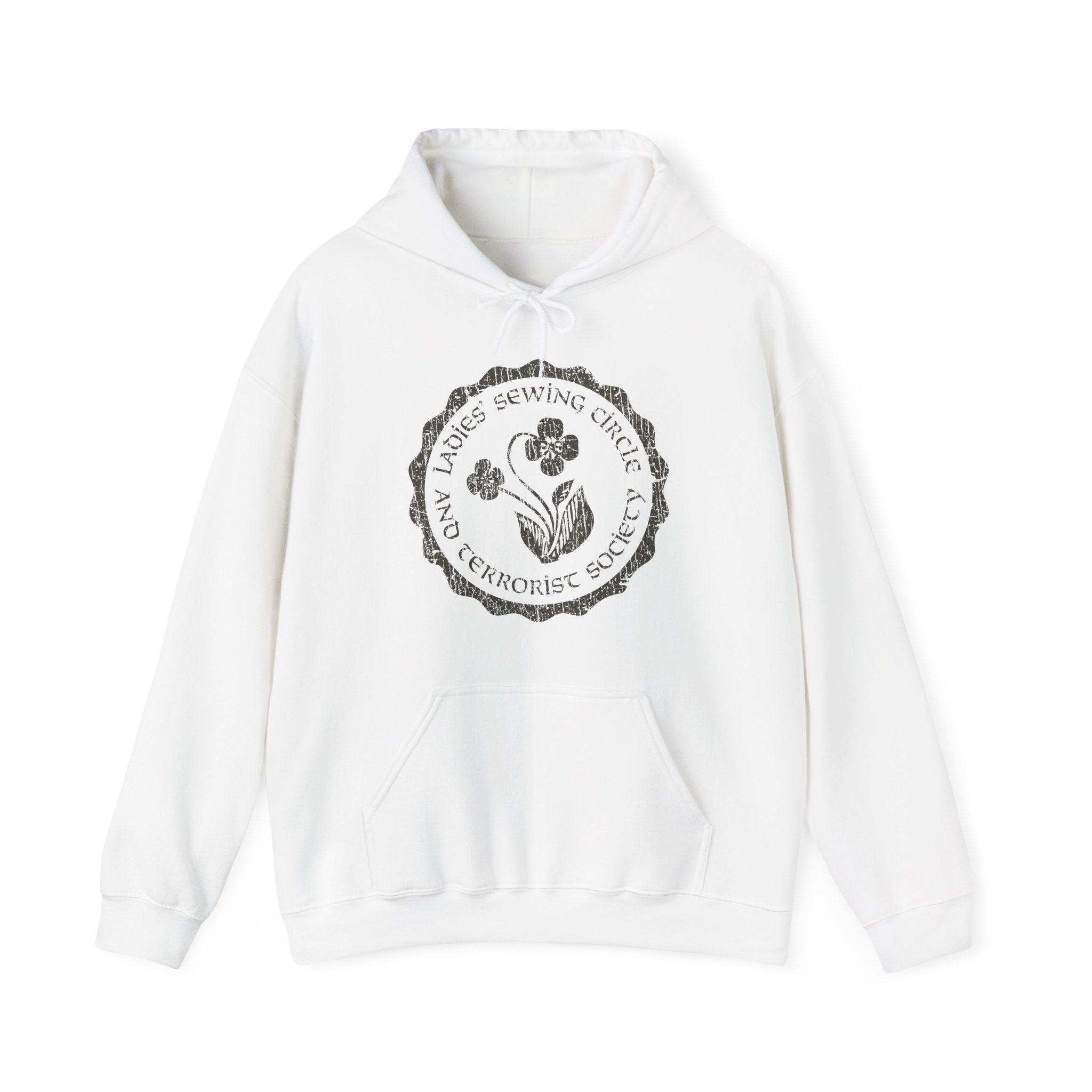Ladies Sewing Circle and Terrorist Society 1974 Vintage Men's Hoodie