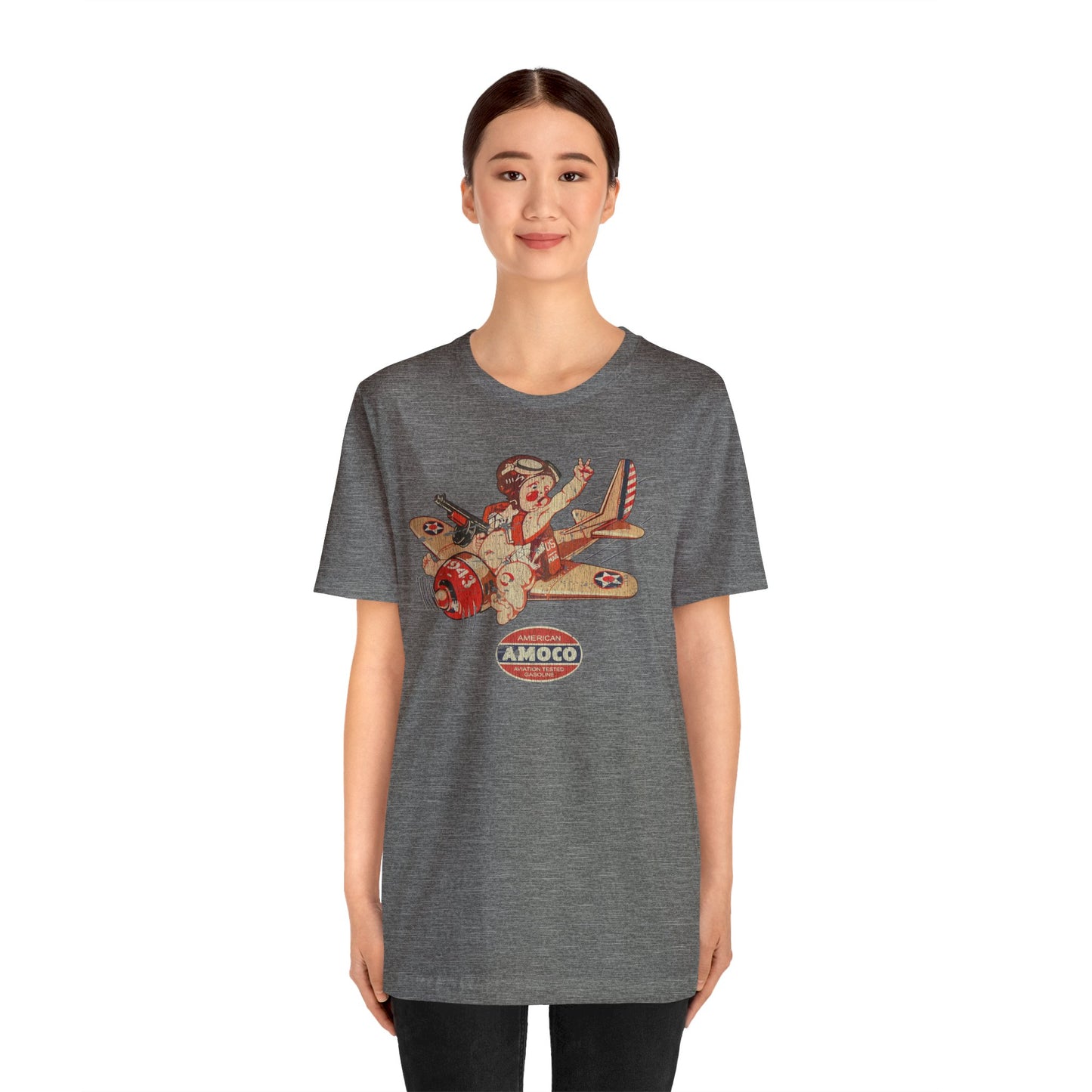 Amoco Aviation Fuel 1943 Vintage Men's T-Shirt