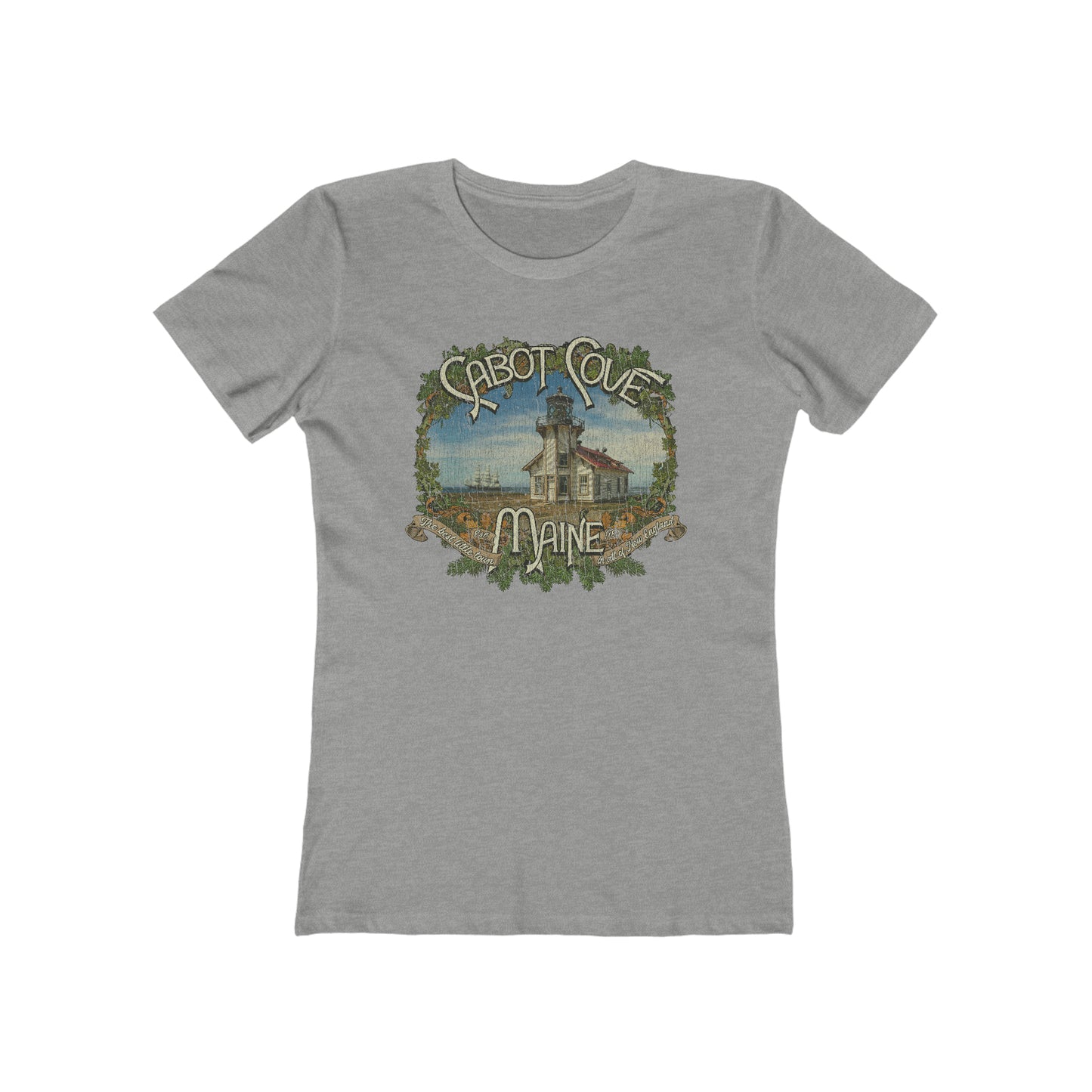 Cabot Cove Maine 1780 Vintage Women's T-Shirt