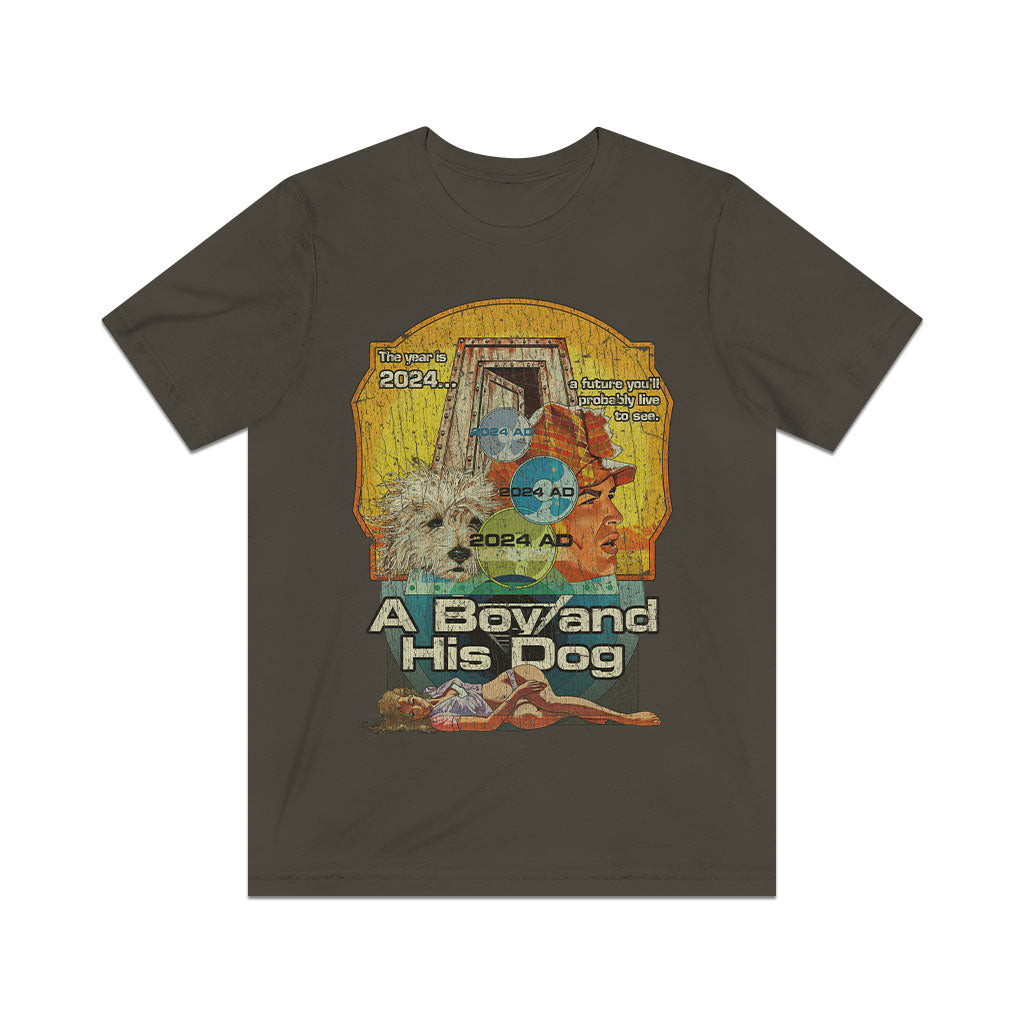 A Boy and His Dog 1975 Vintage Men's T-Shirt