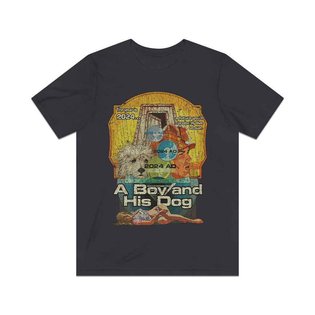 A Boy and His Dog 1975 Vintage Men's T-Shirt