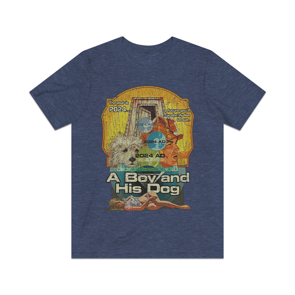 A Boy and His Dog 1975 Vintage Men's T-Shirt