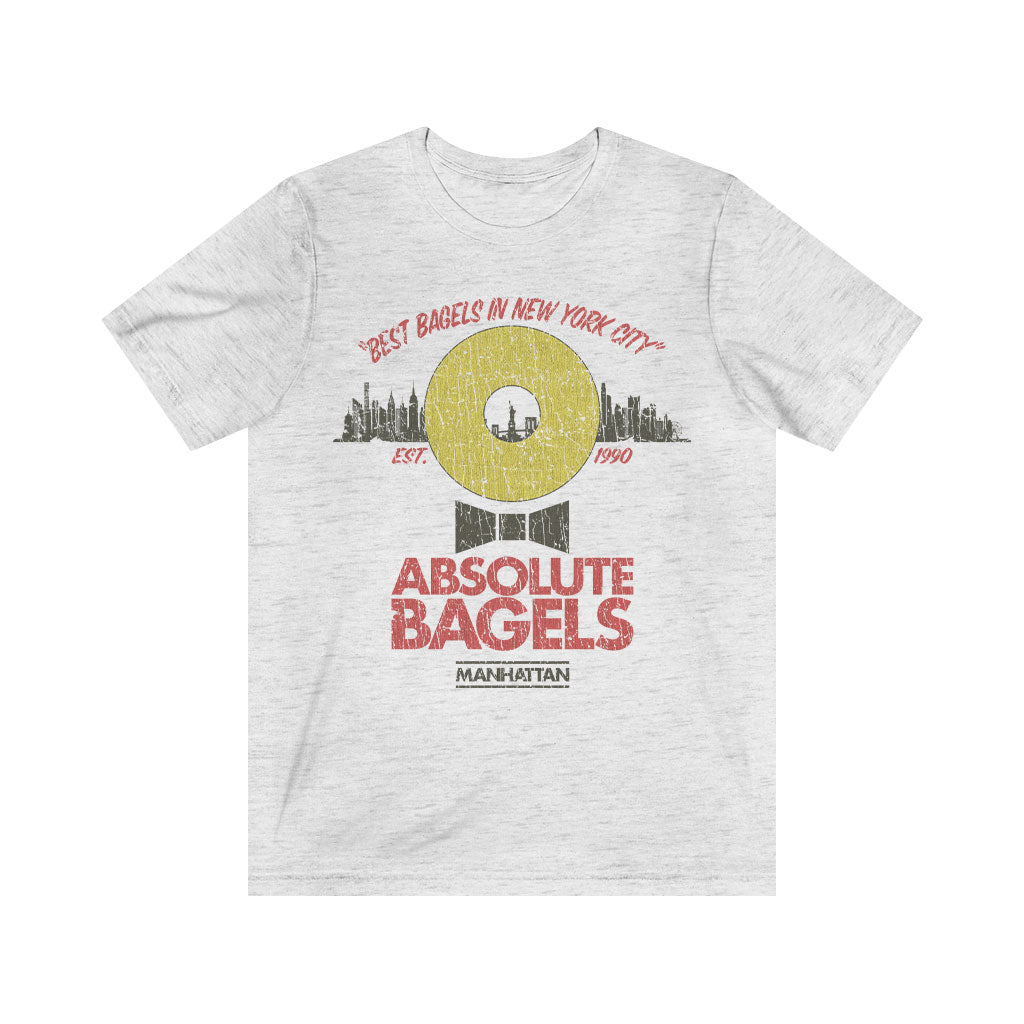 Absolute Bagels NYC 1990 Vintage Men's T-Shirt