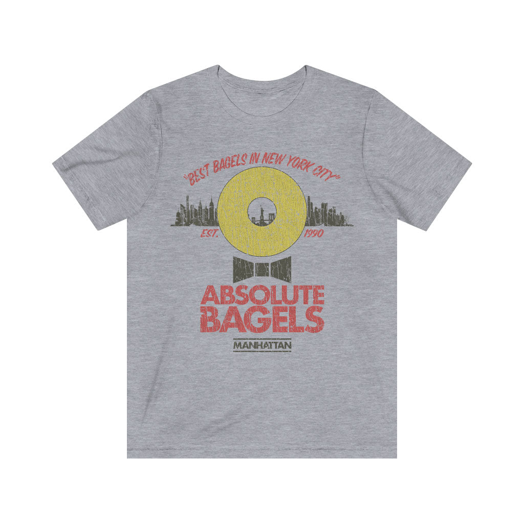 Absolute Bagels NYC 1990 Vintage Men's T-Shirt
