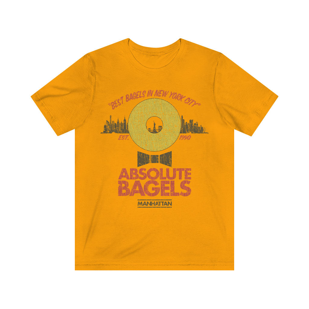 Absolute Bagels NYC 1990 Vintage Men's T-Shirt