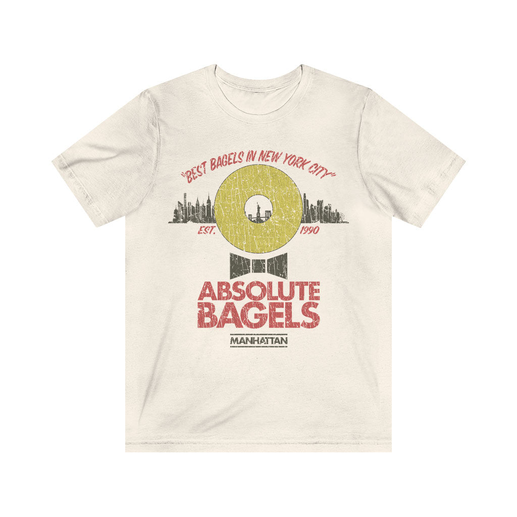 Absolute Bagels NYC 1990 Vintage Men's T-Shirt