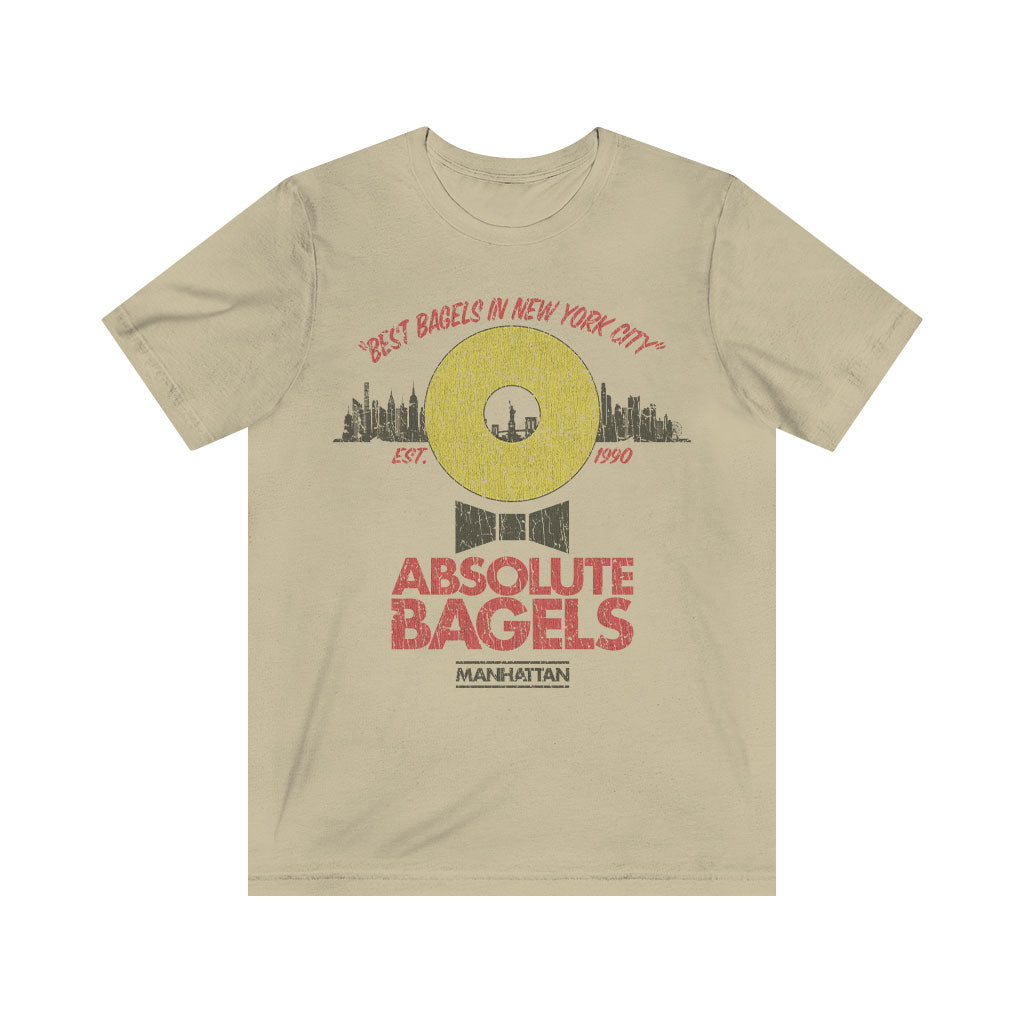 Absolute Bagels NYC 1990 Vintage Men's T-Shirt