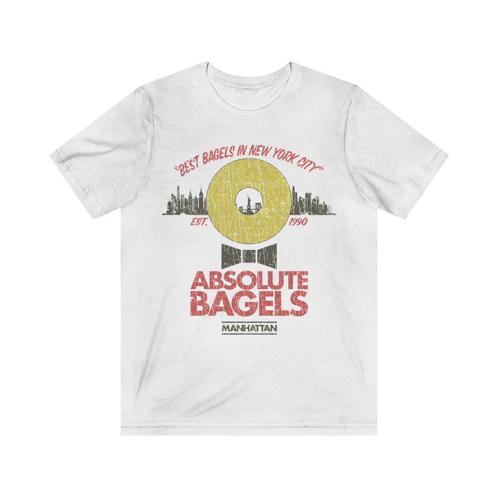 Absolute Bagels NYC 1990 Vintage Men's T-Shirt