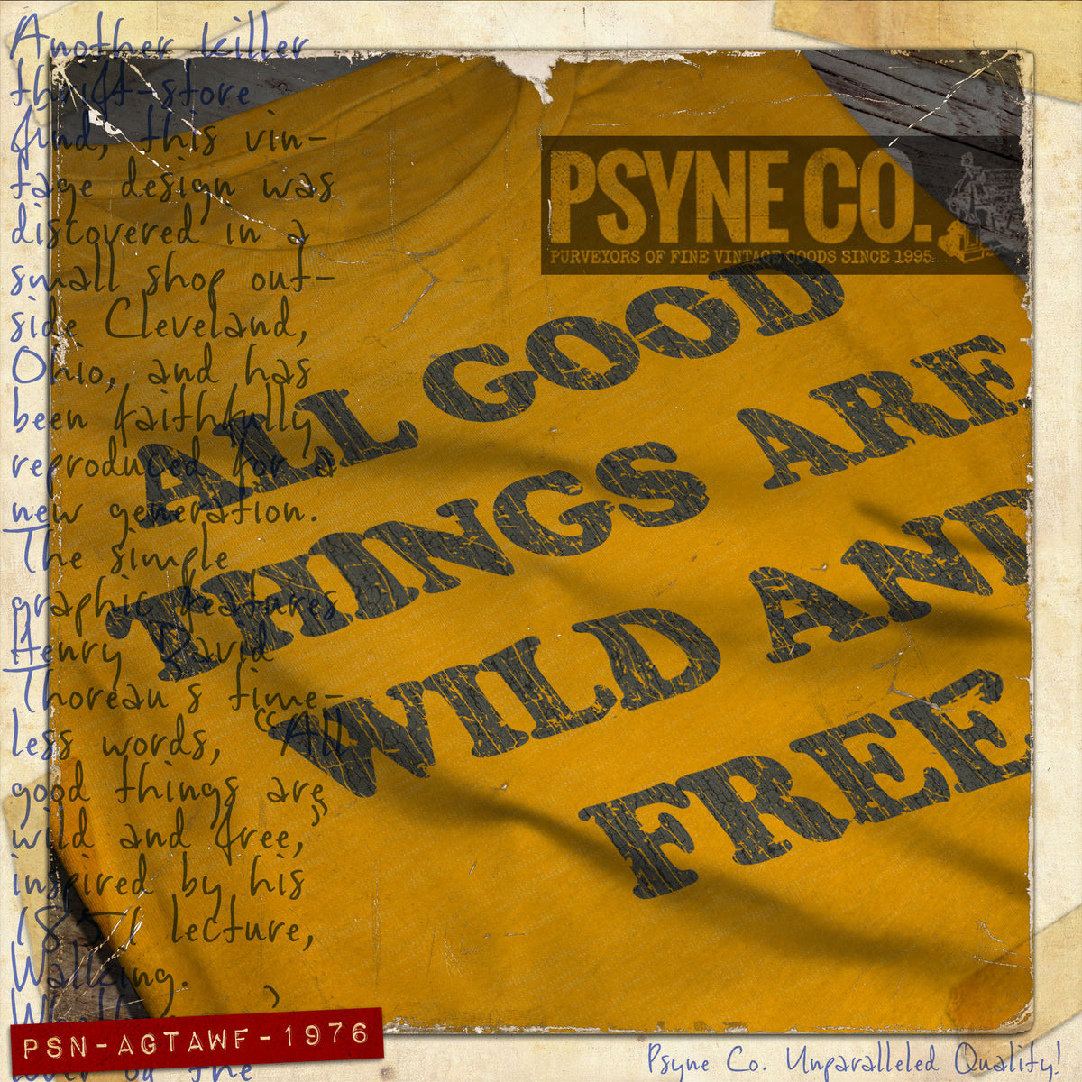 All Good Things Are Wild And Free 1976 Vintage Kid's T-Shirt