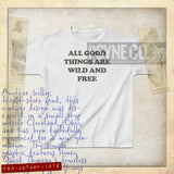 All Good Things Are Wild And Free 1976 Vintage Kid's T-Shirt