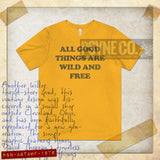 All Good Things Are Wild And Free 1976 Vintage Men's T-Shirt