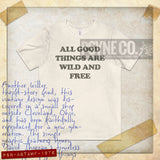 All Good Things Are Wild And Free 1976 Vintage Men's T-Shirt
