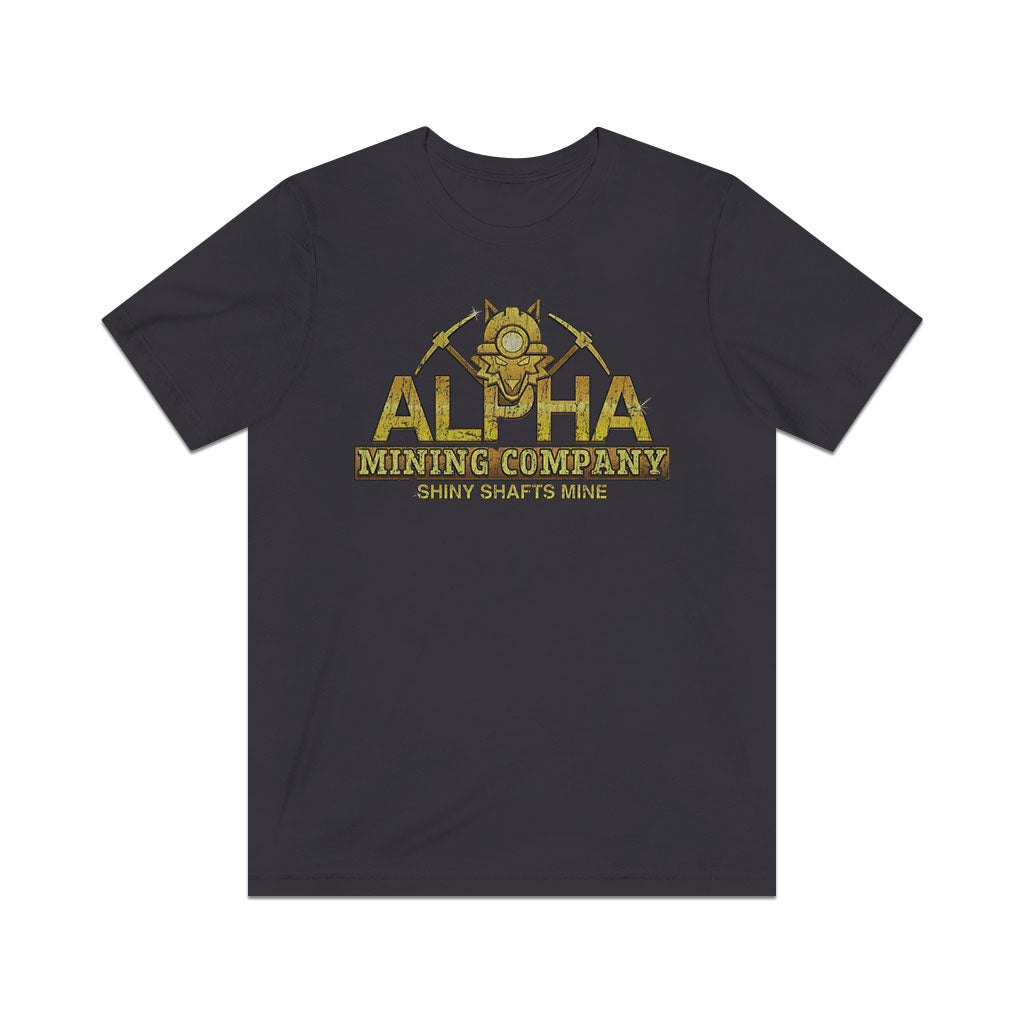 Alpha Mining Company 2025 Vintage Men's T-Shirt