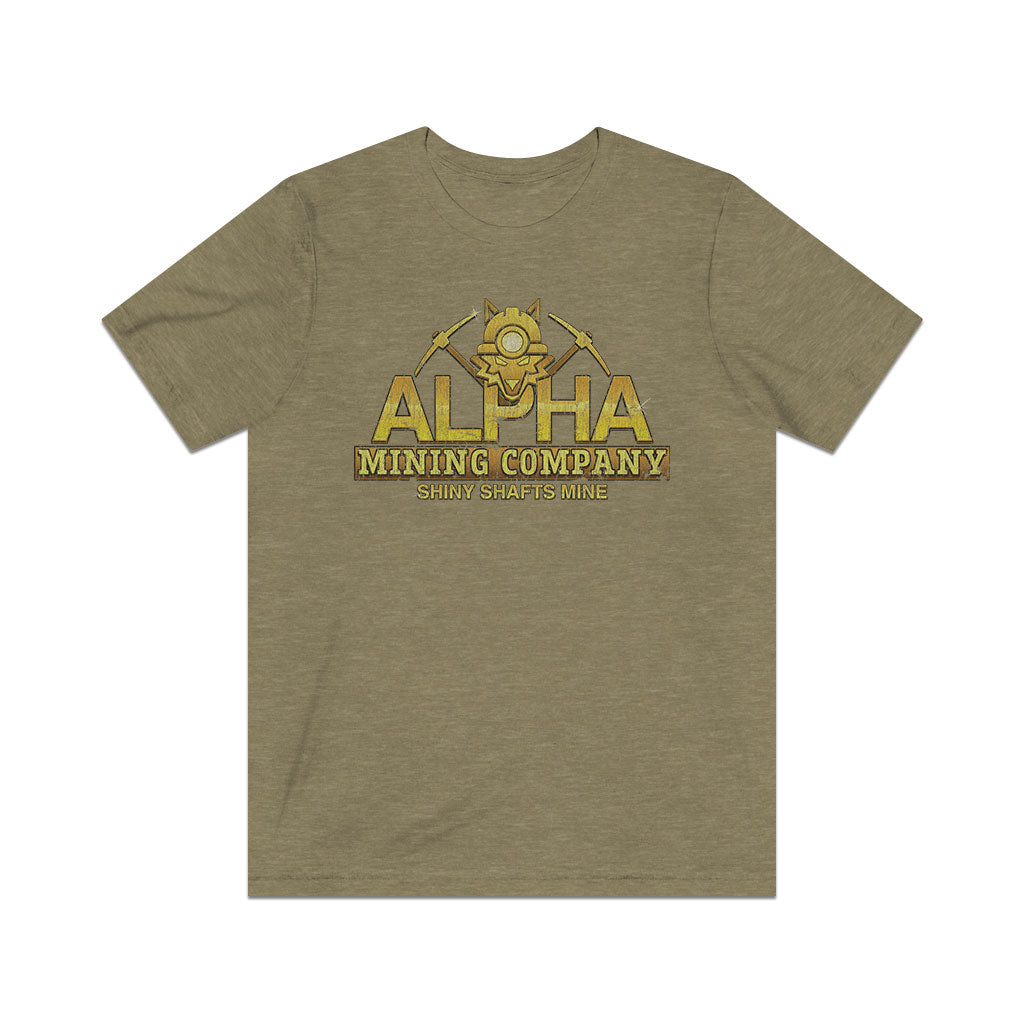 Alpha Mining Company 2025 Vintage Men's T-Shirt