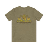 Alpha Mining Company 2025 Vintage Men's T-Shirt