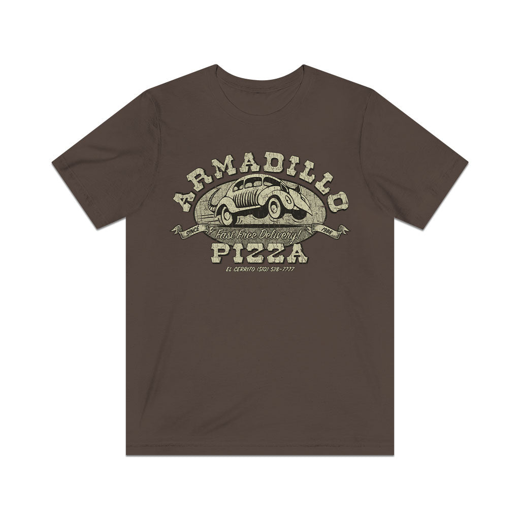 Armadillo Pizza 1988 Vintage Men's T-Shirt