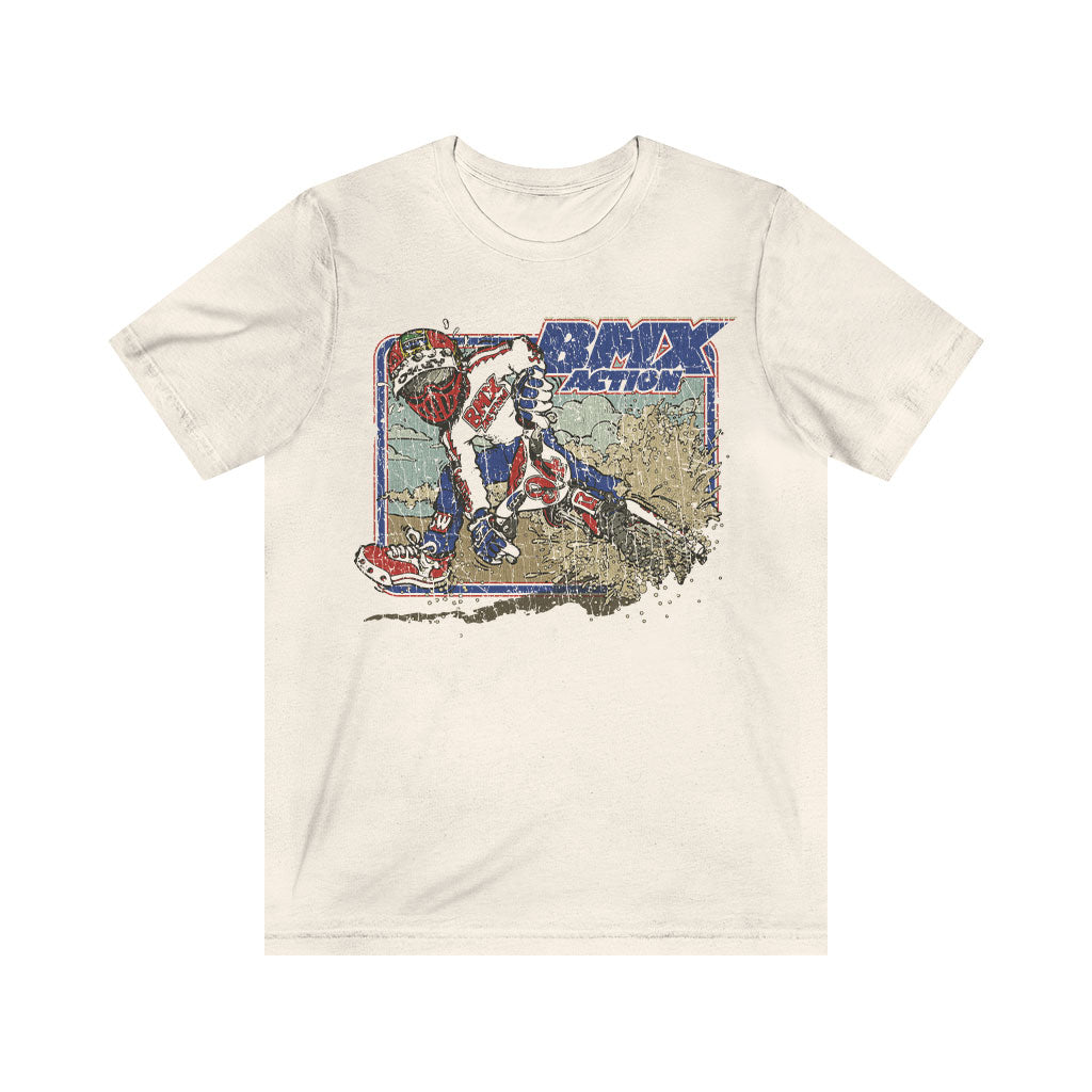BMX Action Test Pilot 1982 Vintage Men's T-Shirt