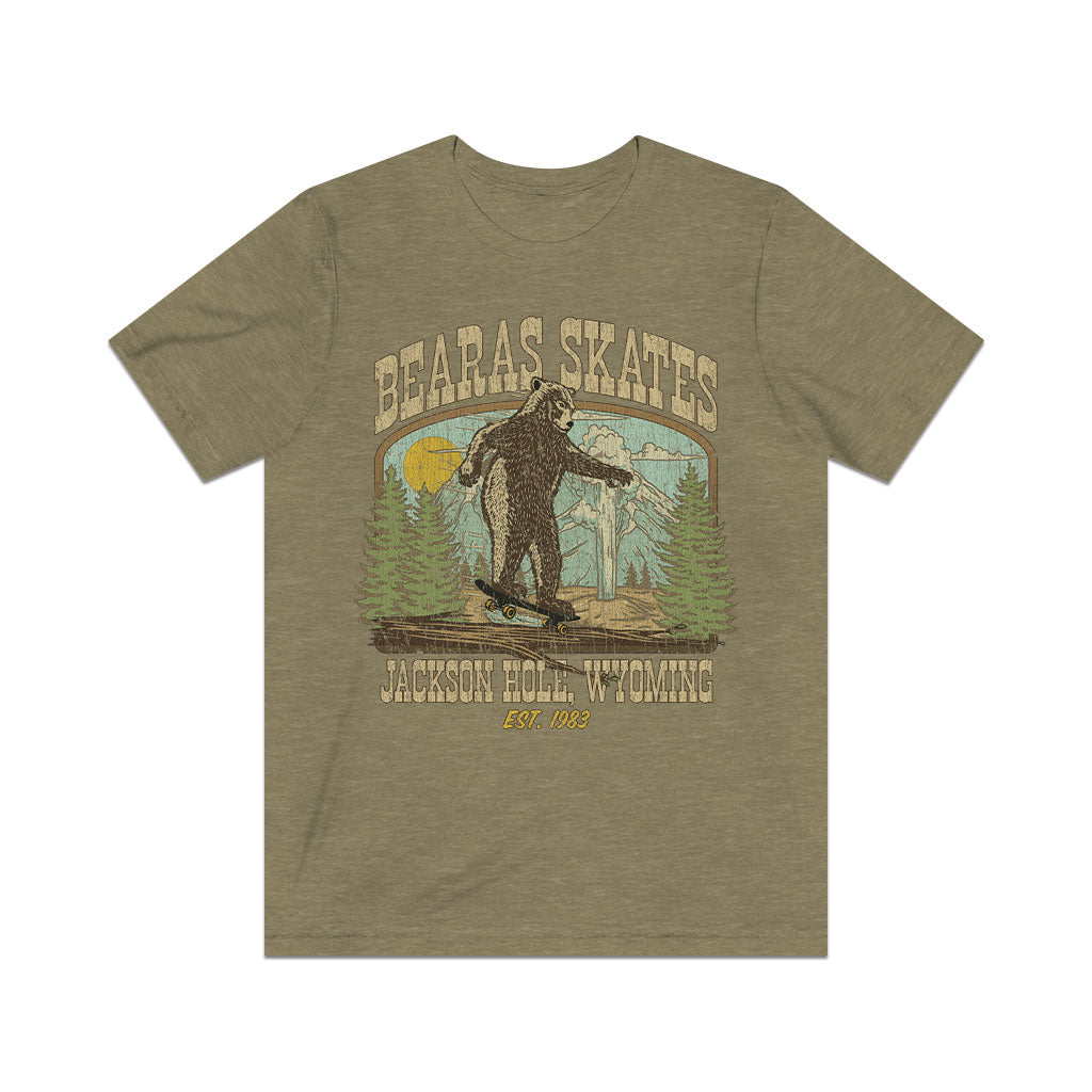 Bearas Skates 1983 Vintage Men's T-Shirt
