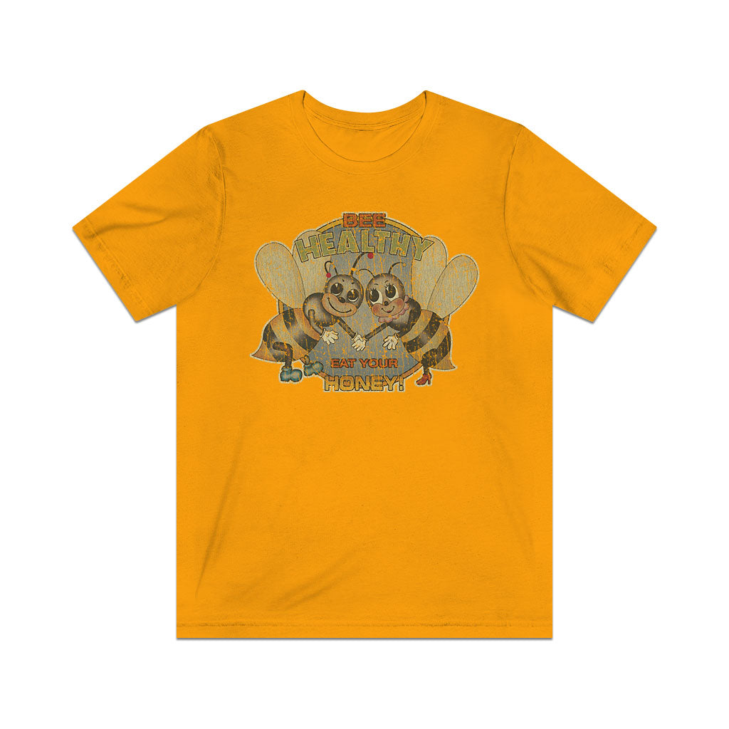 Bee Healthy, Eat Your Honey 1974 Vintage Men's T-Shirt