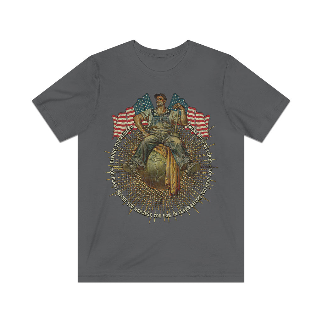 Before the Reward There Must Be Labor 1946 Vintage Men's T-Shirt