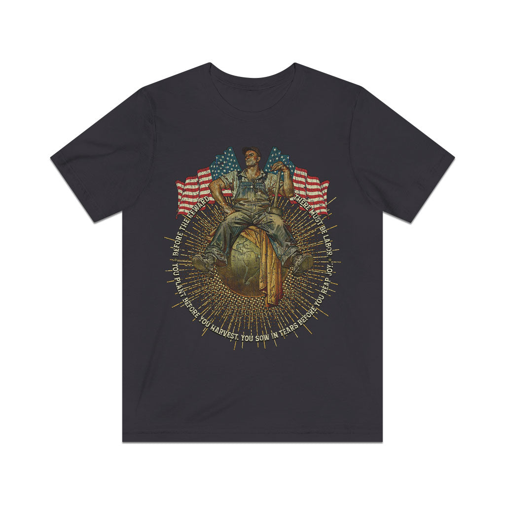 Before the Reward There Must Be Labor 1946 Vintage Men's T-Shirt