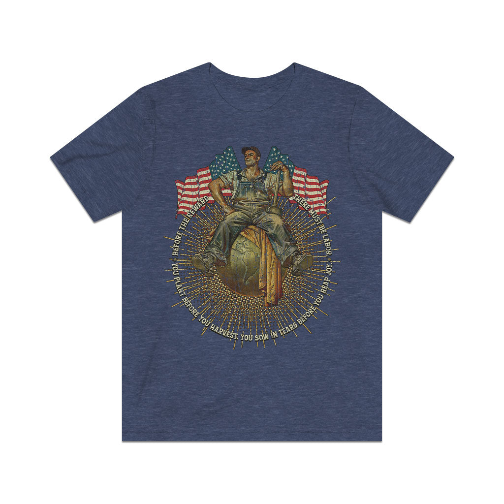 Before the Reward There Must Be Labor 1946 Vintage Men's T-Shirt