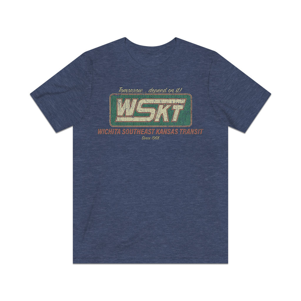 Wichita Southeast Kansas Transit - WSKT 1968 Vintage Men's T-Shirt