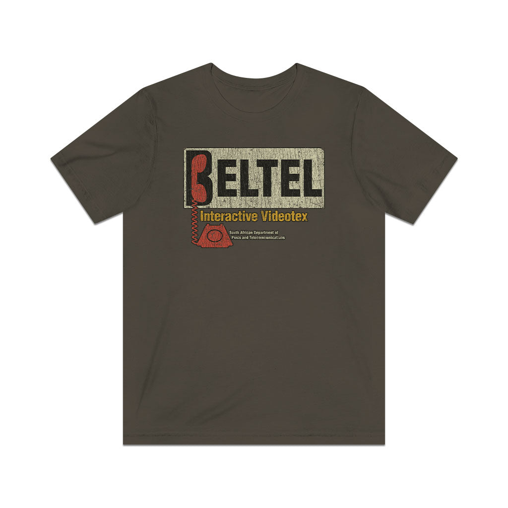 Beltel Interactive Videotex 1984 Vintage Men's T-Shirt