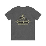 Bent Bike Unucky Rider 1974 Vintage Men's T-Shirt