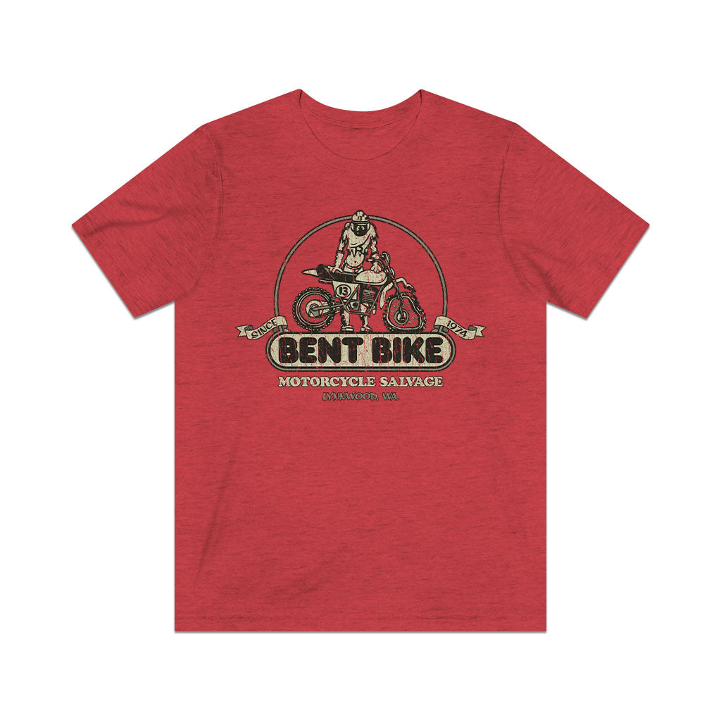 Bent Bike Unucky Rider 1974 Vintage Men's T-Shirt