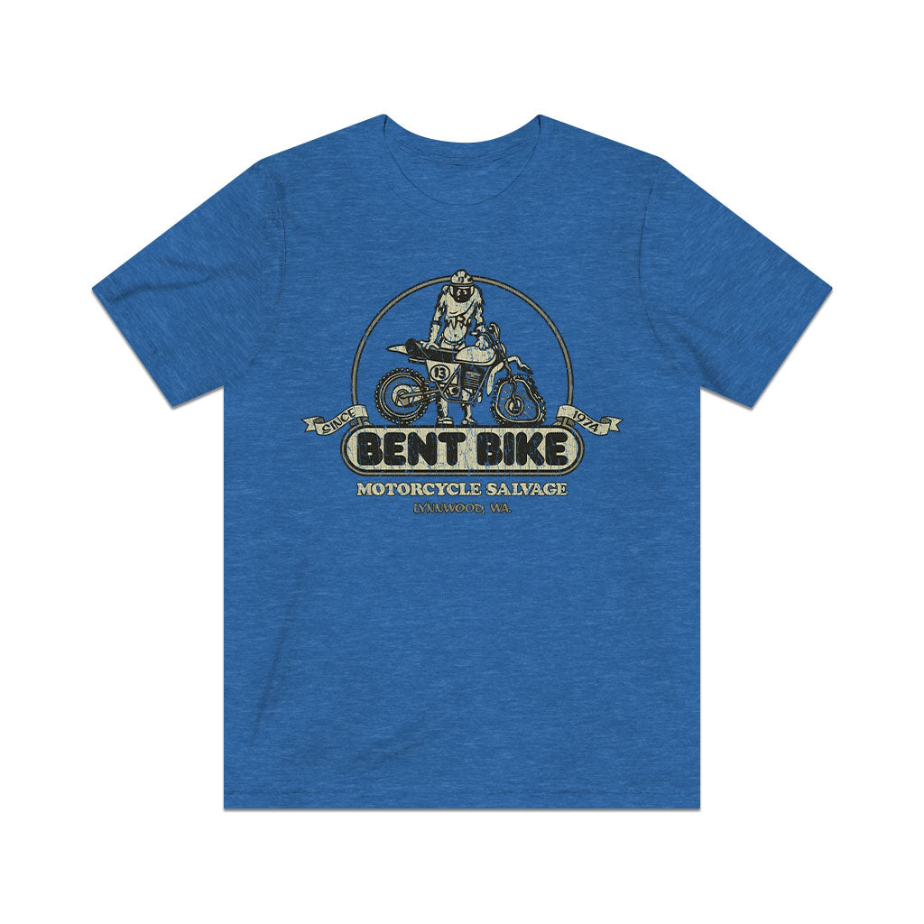 Bent Bike Unucky Rider 1974 Vintage Men's T-Shirt