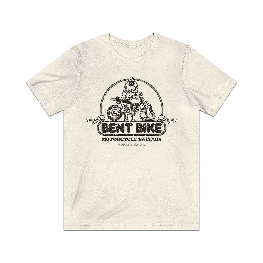 Bent Bike Unucky Rider 1974 Vintage Men's T-Shirt