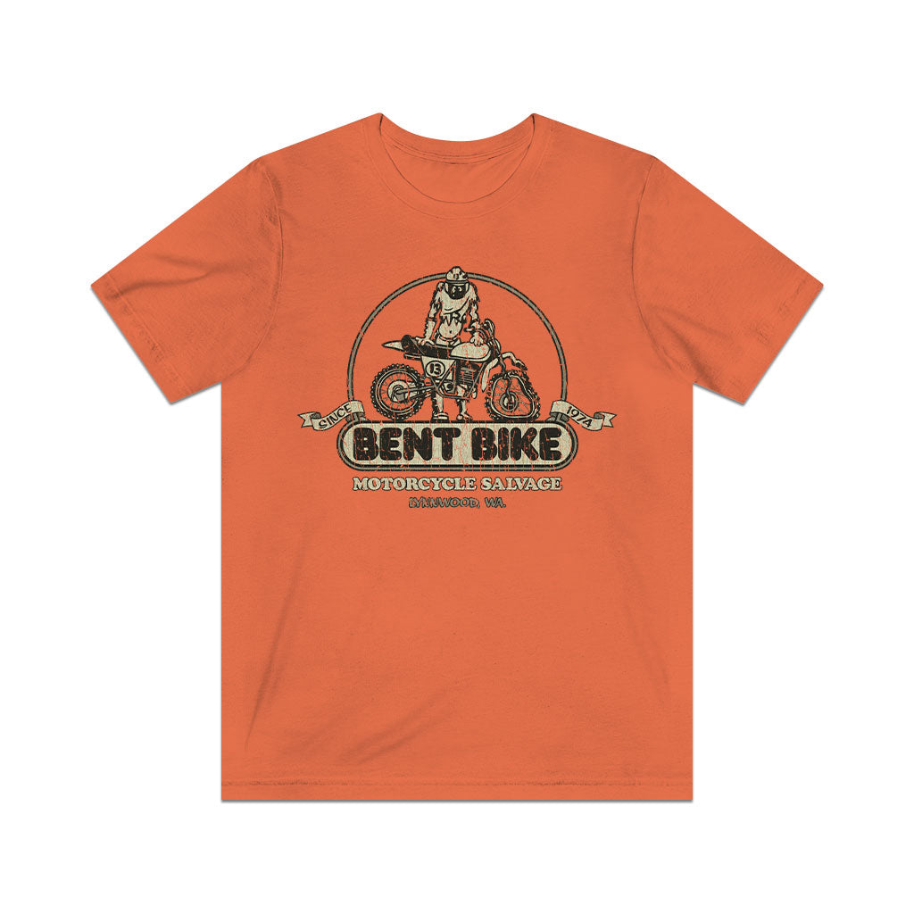 Bent Bike Unucky Rider 1974 Vintage Men's T-Shirt