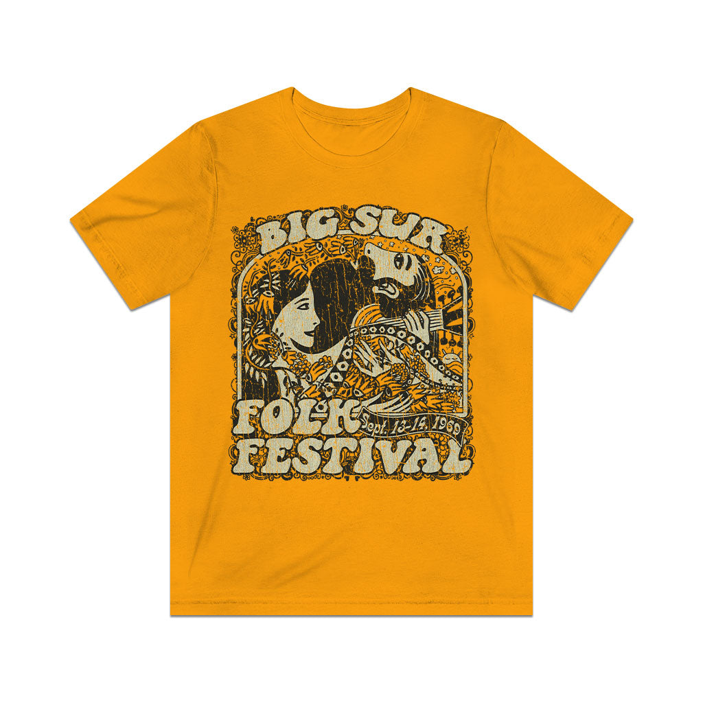 Big Sur Folk Festival 1969 Vintage Men's T-Shirt