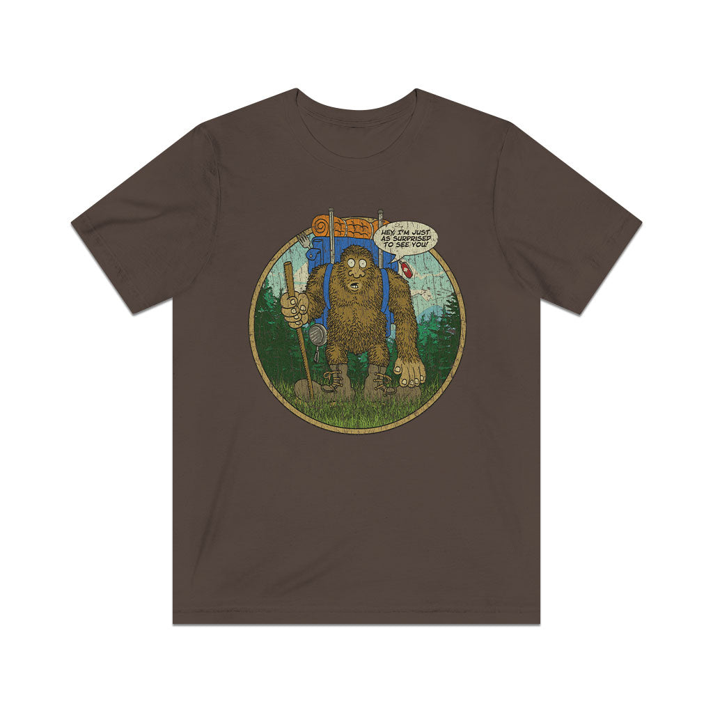 Surprise Bigfoot Sighting 1982 Vintage Men's T-Shirt