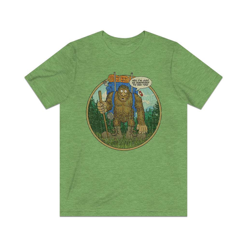 Surprise Bigfoot Sighting 1982 Vintage Men's T-Shirt
