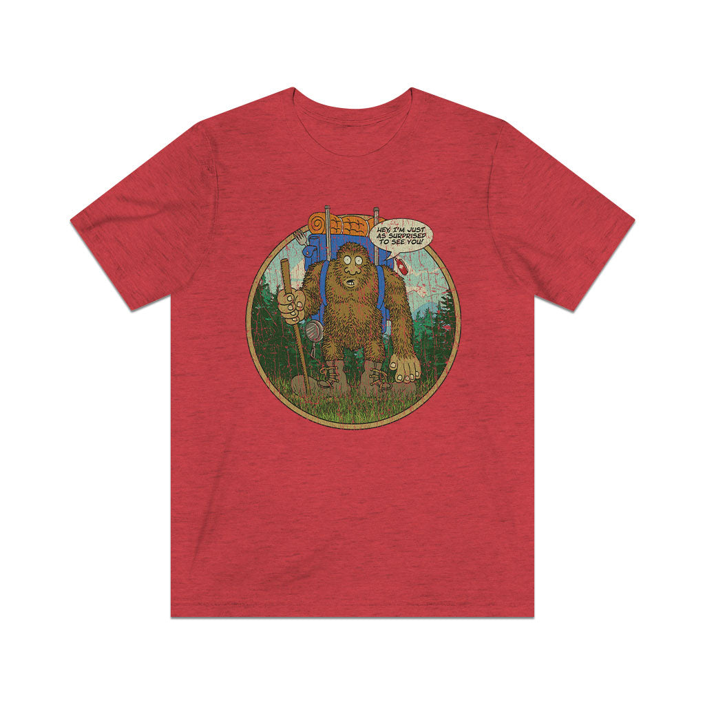 Surprise Bigfoot Sighting 1982 Vintage Men's T-Shirt