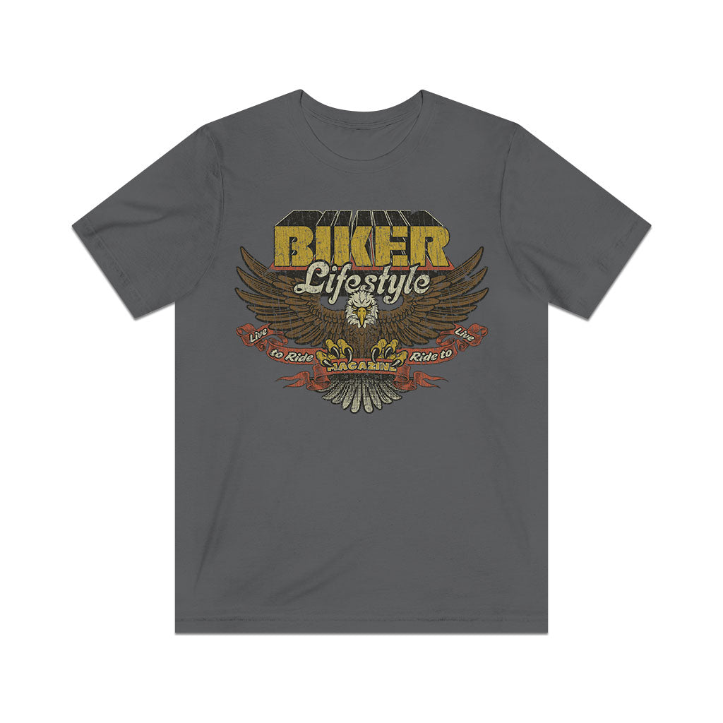 Biker Lifestyle Magazine 1981 Vintage Men's T-Shirt