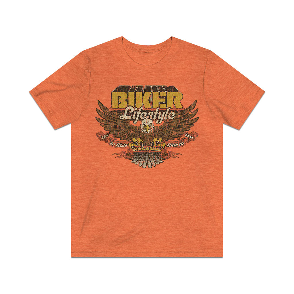 Biker Lifestyle Magazine 1981 Vintage Men's T-Shirt