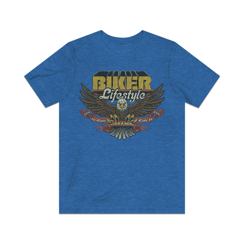 Biker Lifestyle Magazine 1981 Vintage Men's T-Shirt