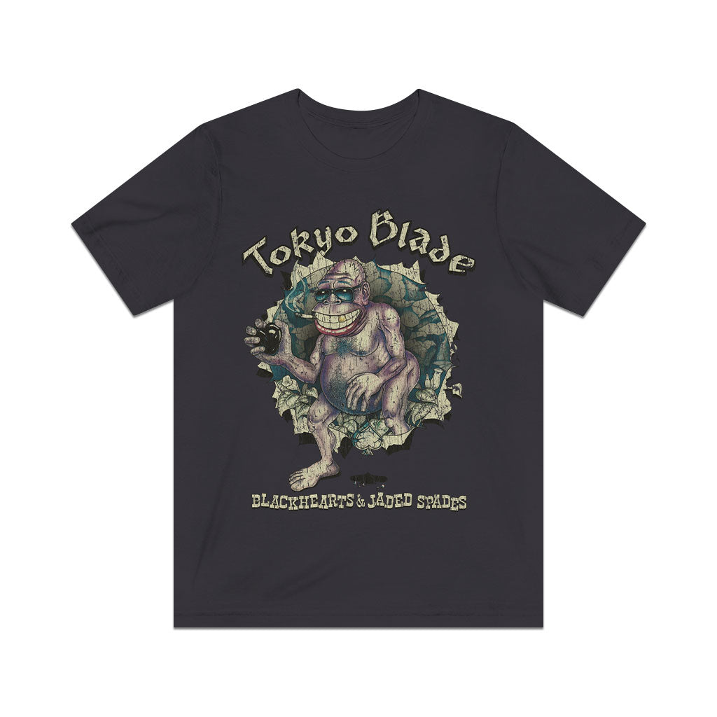 Black Hearts & Jaded Spades 1985 Vintage Men's T-Shirt