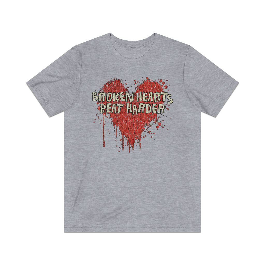 Broken Hearts Beat Harder 1993 Vintage Men's T-Shirt