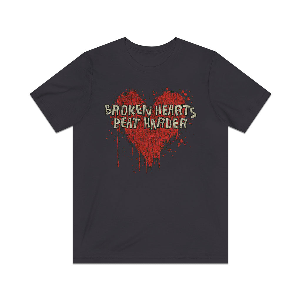 Broken Hearts Beat Harder 1993 Vintage Men's T-Shirt