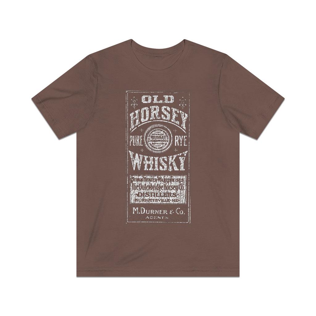 Old Horsey Rye Whisky 1839 Vintage Men's T-Shirt