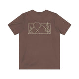 Synthwave Mountains 1986 Vintage Men's T-Shirt