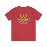 Burger World Arches 1993 Vintage Men's T-Shirt