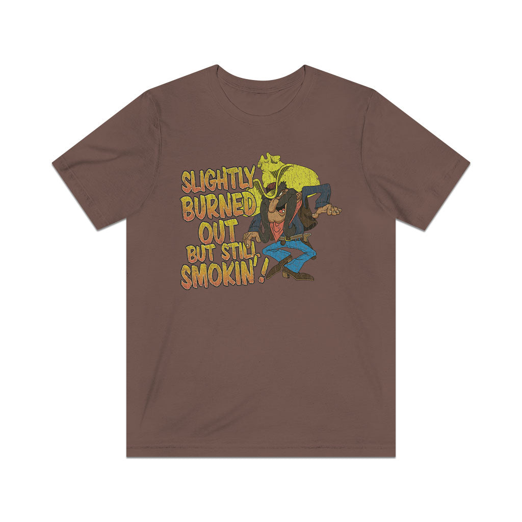 Burned Out, But Still Smokin' 1985 Vintage Men's T-Shirt