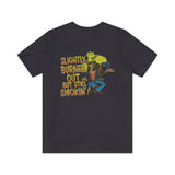 Burned Out, But Still Smokin' 1985 Vintage Men's T-Shirt
