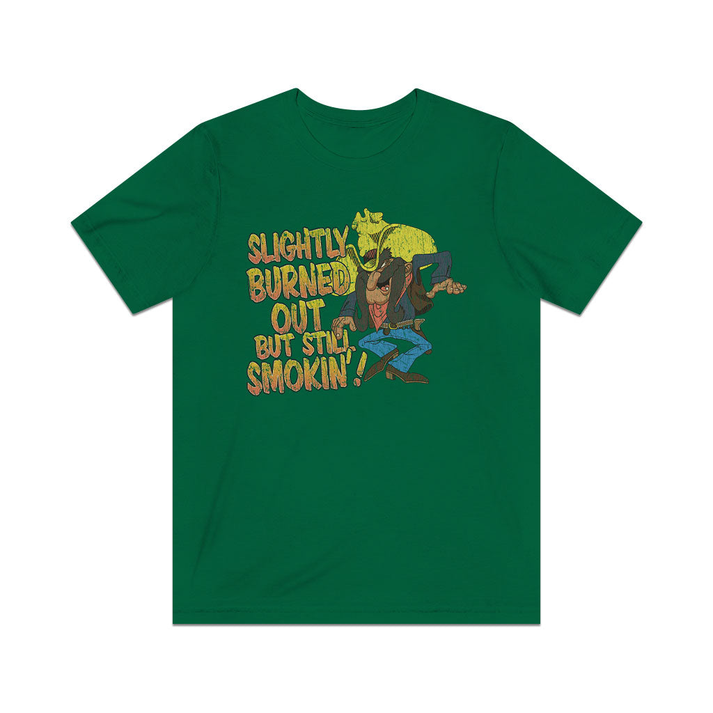 Burned Out, But Still Smokin' 1985 Vintage Men's T-Shirt