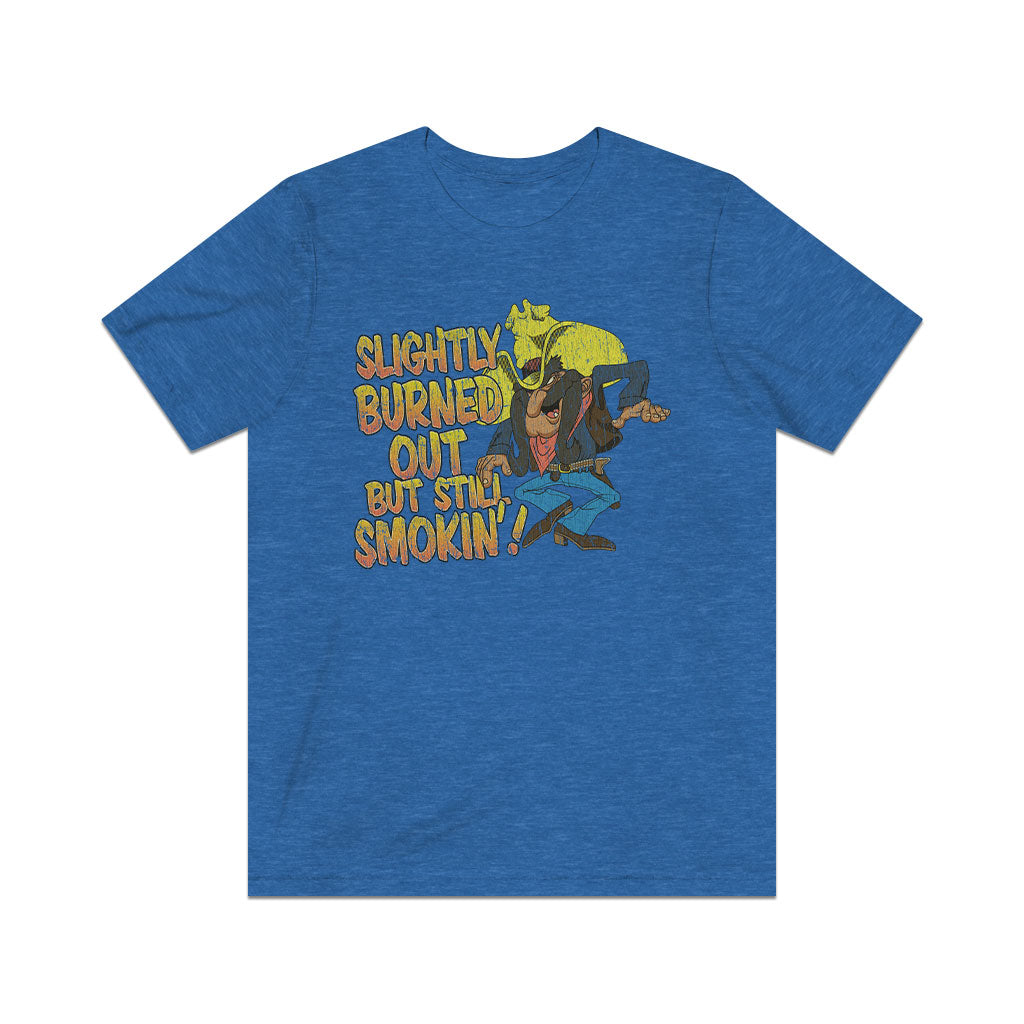 Burned Out, But Still Smokin' 1985 Vintage Men's T-Shirt